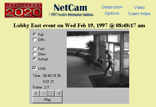 NetCam Video Screen (25K)